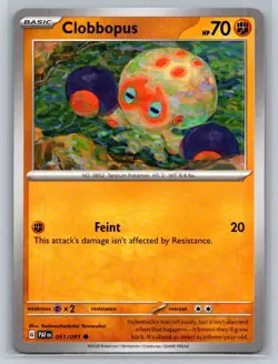 Clobbopus #051/091 SV: Paldean Fates Common - Pokemon Cards F37 - Image 1
