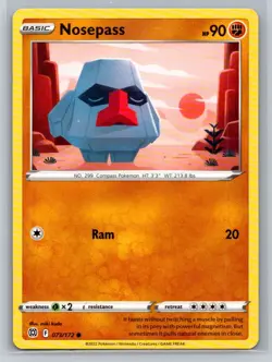 Nosepass #073/172 SWSH09: Brilliant Stars Common - Pokemon Cards F38 - Image 1