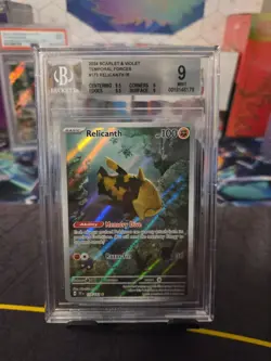 Relicanth 173/162 Illustration Rare Pokemon S&V Temporal Forces BGS 9 - Image 1
