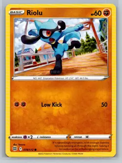 Riolu #078/172 SWSH09: Brilliant Stars Common - Pokemon Cards F38 - Image 1
