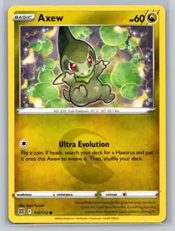 Axew #110/172 SWSH09: Brilliant Stars Common - Pokemon Cards F36 - Image 1