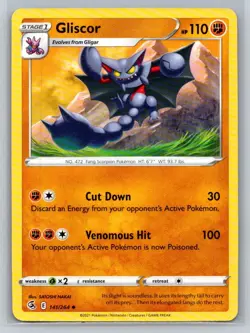 Gliscor #141/264 SWSH08: Fusion Strike Uncommon - Pokemon Cards F38 - Image 1