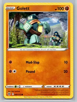 Golett #082/172 SWSH09: Brilliant Stars Common - Pokemon Cards F38 - Image 1