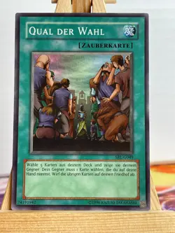 Qual Der Wahl SRL-G049 Super Rare Deutsch EX YUGIOH - Image 1