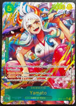 Yamato OP01-121 Parallel SEC The Best One Piece Card - Image 1