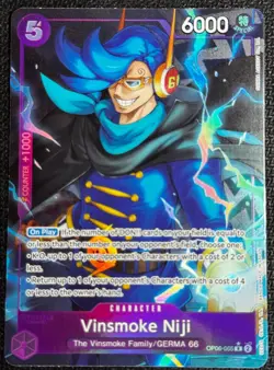 Vinsmoke Niji OP06-065 Parallel R The Best One Piece Card - Image 1