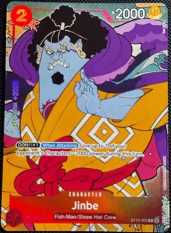 Jinbe ST01-005 English 1st Anniversary Promo One Piece Card - Image 1
