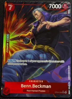 Benn Beckman OP09-009 Parallel SR Emperors In The New World One Piece Card - Image 1