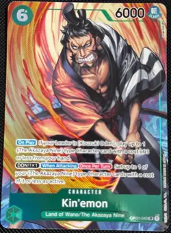 Kin'emon OP01-040 Parallel SR Romance Dawn One Piece Card - Image 1