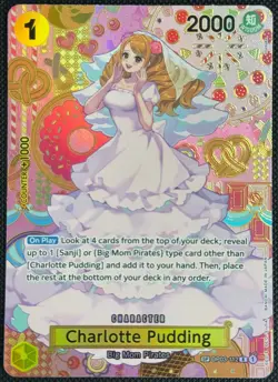 Charlotte Pudding OP03-112 R SP Two Legends One Piece Card - Image 1