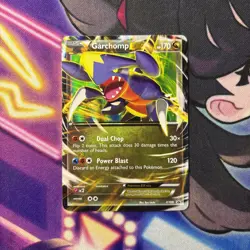Pokemon TCG Card Basic Garchomp EX Holo XY09 XY Black Star Promo - Image 1