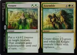 0248 ASSURE / ASSEMBLE RARE RAVNICA REMASTERED MTG CARD - Image 1