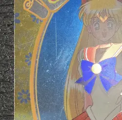 Sailor Moon R Card Venus At The Time - Image 3