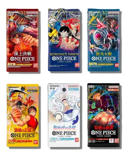 One Piece Cards (6 Sealed Packs) Potential Mystery Graded Card - Collection S... - Image 1