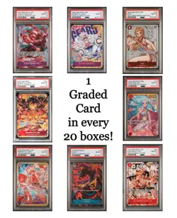 One Piece Cards (6 Sealed Packs) Potential Mystery Graded Card - Collection S... - Image 3