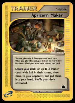 Apricorn Maker 121/144 Pokemon Card Skyridge Uncommon Trainer Lightly Played N35 - Image 1