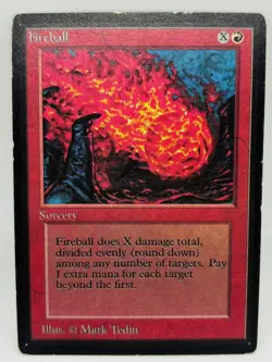 MTG Beta Fireball Red Sorcery 🔥🔥🔥🔥 - Image 1