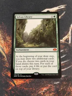 Sylvan Library - MTG Dominaria Remastered, NM Pack Fresh - Image 1