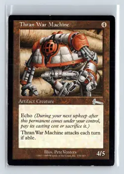 THRAN WAR MACHINE - MTG Magic the Gathering Card - Urza's Legacy - Uncommon - Image 1