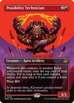 Possibility Technician 0295 ~ Borderless Rare NM MTG Edge of Eternities - Image 1