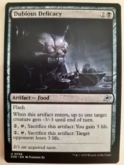 Dubious Delicacy #0096 Edge of Eternities MTG Magic NM X 3 copies - Image 2