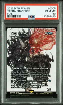 PSA10 MTG Magic-Gathering FF Terra Branford foil English Trading Card - Image 1