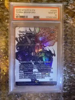 PSA10 MTG Magic-Gathering FF Terra Branford foil English Trading Card - Image 4