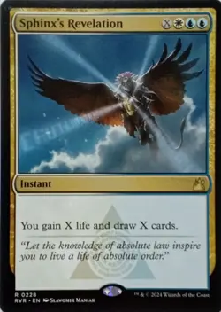 0228 SPHINX'S REVELATION RARE RAVNICA REMASTERED MTG CARD - Image 1
