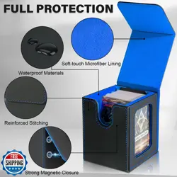Jaffzora Card Deck Box for MTG Commander, Magnetic Card Display Case,TCG Card - Image 5