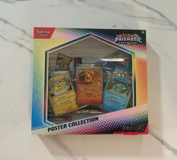 Pokemon TCG Prismatic Evolutions Poster Collection Box Factory Sealed - Image 1