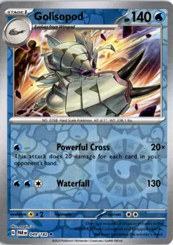 Golisopod [Reverse Holo] #49 (Pokemon Paradox Rift) NM - Image 1