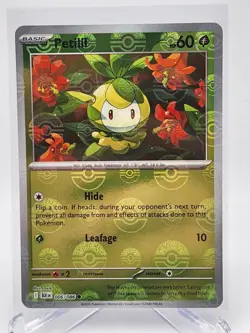 Pokemon TCG Petilil 006/086 - Poke Ball Pattern - SV: Black Bolt English NM/M - Image 1
