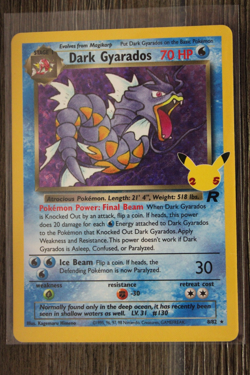 Pokemon TCG 2021 Dark Gyarados 8/82 Celebrations: Classic Collection Holo - Image 1