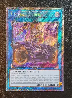 Yugioh RA02-EN042 I:P Masquerena Platinum Secret Rare 1st Edition MINT 10 - Image 1