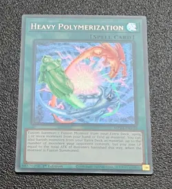 Yugioh MP24-EN150 Heavy Polymerization Prismatic Secret Rare 1st Edition MINT 10 - Image 2