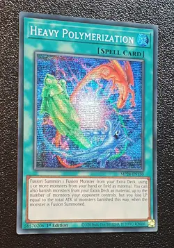 Yugioh MP24-EN150 Heavy Polymerization Prismatic Secret Rare 1st Edition MINT 10 - Image 3