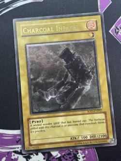 Yugioh Charcoal Inpachi SOD-EN001 Ultimate Rare NM NA Enhanced Print - Image 1