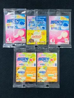 YuGiOh HI-CHEW Seven Sealed Blue-eyes Red-eyes Dark Magician Girl 5set Japanese - Image 3