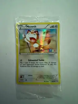 Meowth Toys R US Sealed Pokemon Promo Card, Near Mint Condition - Image 1
