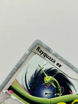 POKEMON BLACK STAR PROMO CARD - #039 RAYQUAZA EX (HOLO) ULTRA RARE - Creased - Image 5