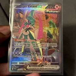 Pokemon Iron Valiant Future EX TCG Card 249/182 Sir Sv04: Paradox Rift 2023 - Image 1