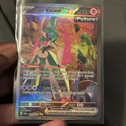 Pokemon Iron Valiant Future EX TCG Card 249/182 Sir Sv04: Paradox Rift 2023 - Image 2