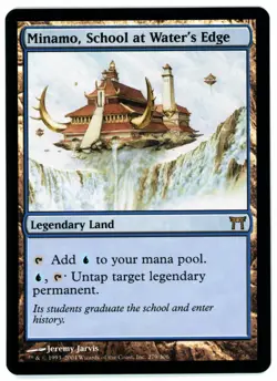 MINAMO, SCHOOL AT WATER'S EDGE [CHK - CHAMPIONS OF KAMIGAWA] - MTG CARD - Image 1