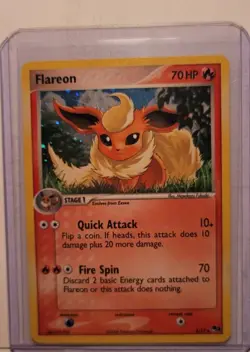 Flareon - 2/17 - Holo Rare Pop Series 3 Promo Set TCG - Pokemon Card - LP - Image 1