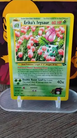 ERIKA'S IVYSAUR Gym Challenge POKEMON Non-Holo 2000 Trading Card 41/132 - Image 1