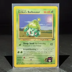 Pokemon Card Gym Challenge Erika's Bulbasaur 39/132 - LP - Image 1