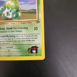 Pokemon Card Gym Challenge Erika's Bulbasaur 39/132 - LP - Image 3