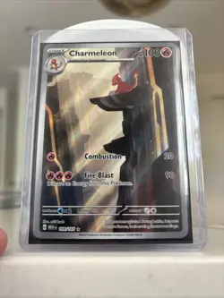 Pokemon TCG Chameleon Illustration Rare Card 169/165 Near Mint Condition - Image 2