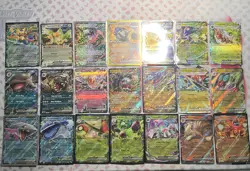 Pokemon TCG Scarlet & Violet Ex Double Rare Lot Of 21 Cards NM - Image 1