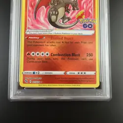 PSA 10 Radiant Charizard 011/078 Pokemon Go Holo Graded Pokemon Card - Image 3